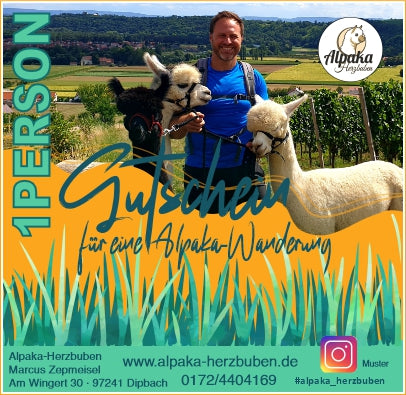 Alpaka-Wanderung für 1 Person