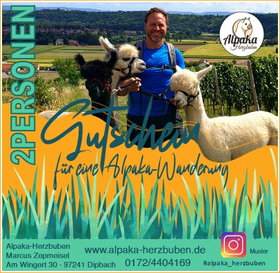 Alpaka-Wanderung für 2 Personen