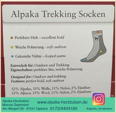 Trekking Socken Alpaka